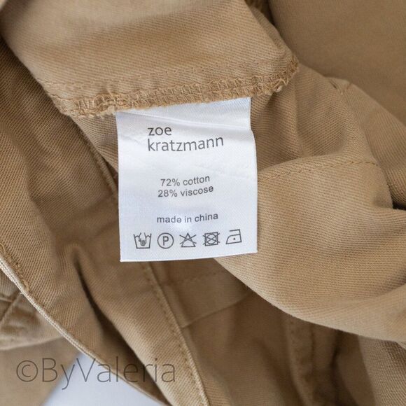 Zoe Kratzmann Collective Pants Tan 0 Minimalist Wide Leg Neutral Streetwear - Picture 8 of 15